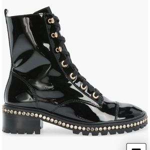 Schutz Andorra Leather Combat Boot